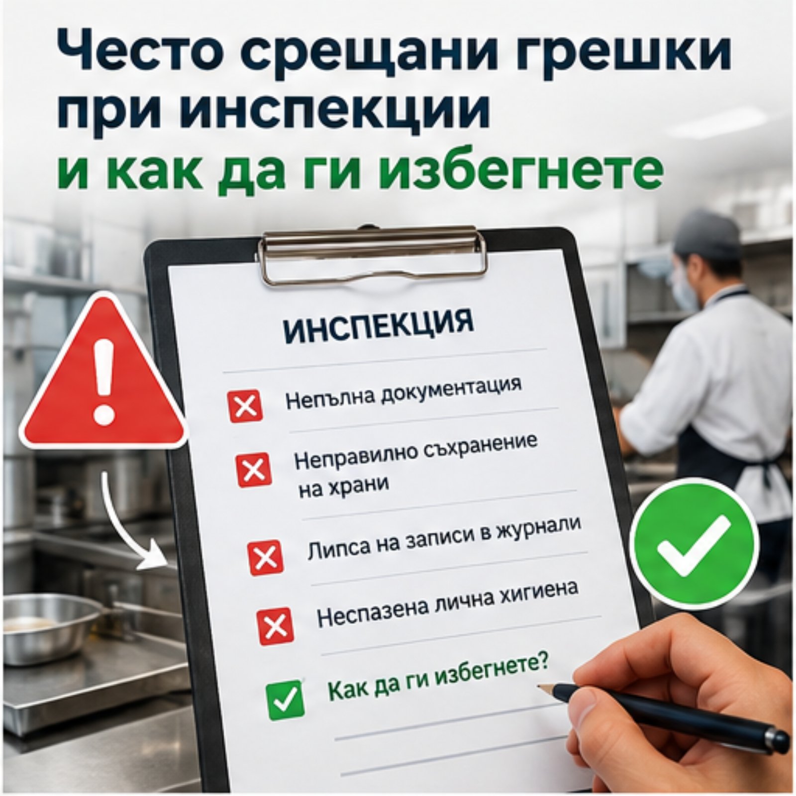 Често срещани грешки при инспекции и как да ги избегнете