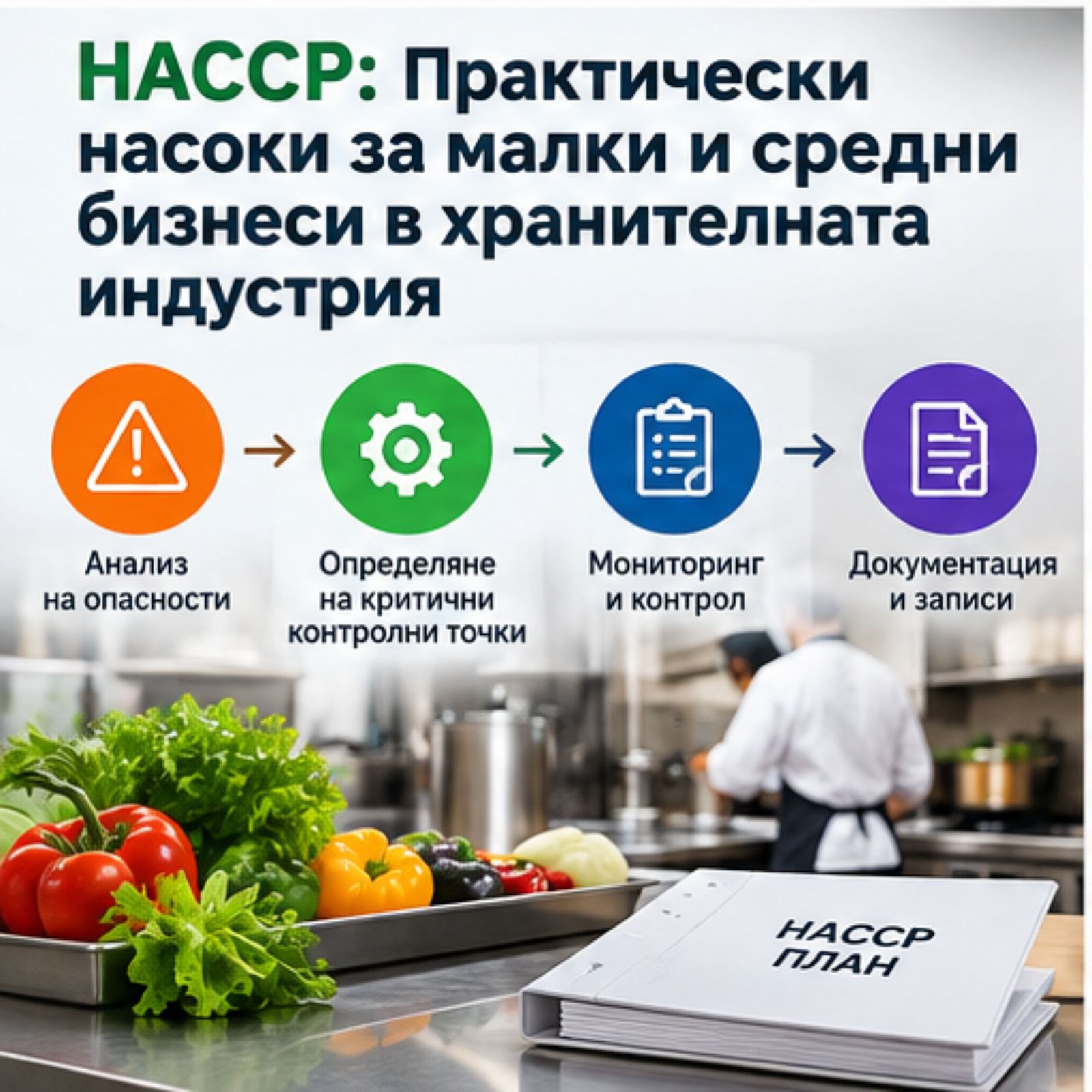HACCP: Практически насоки за малки и средни бизнеси в хранителната индустрия